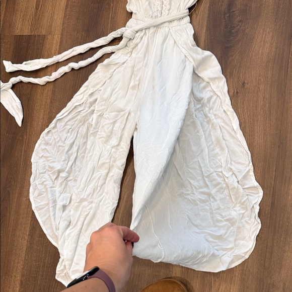 Ocean Drive Cream Jumpsuit - Picture 5 of 7